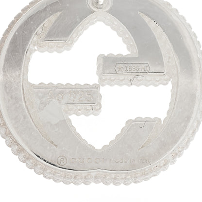 Gucci Sterling Silver Interlocking GG Stud Earrings 4 of 4