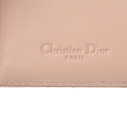 Christian Dior Patent Cannage Lady Dior Eden Wallet Beige 7 of 9