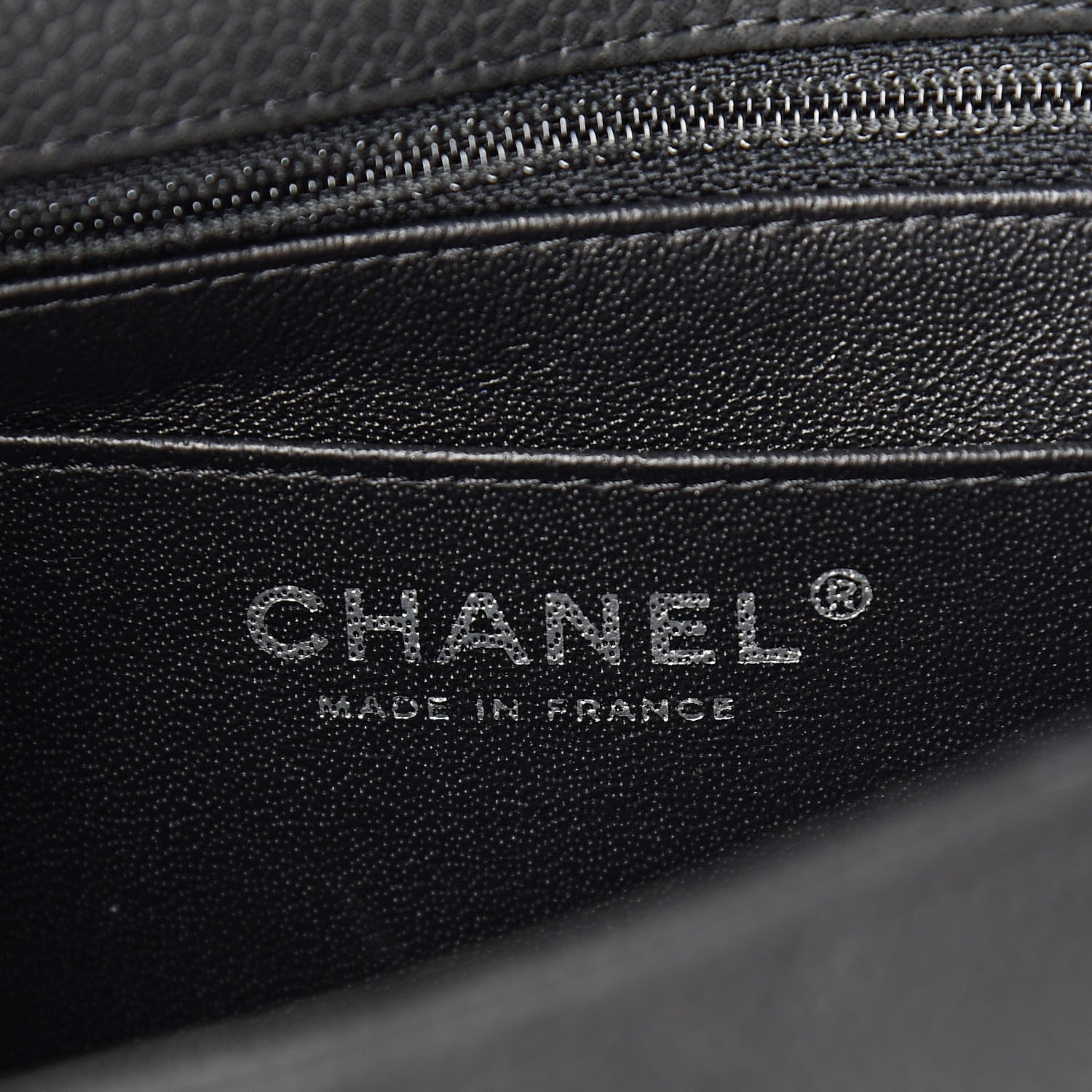 Chanel Iridescent Caviar Quilted Mini Square Flap Black 7 of 11