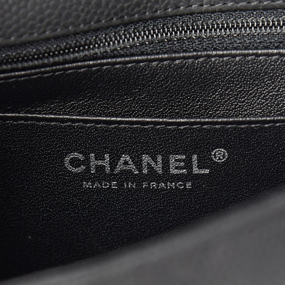 Chanel Iridescent Caviar Quilted Mini Square Flap Black 7 of 11