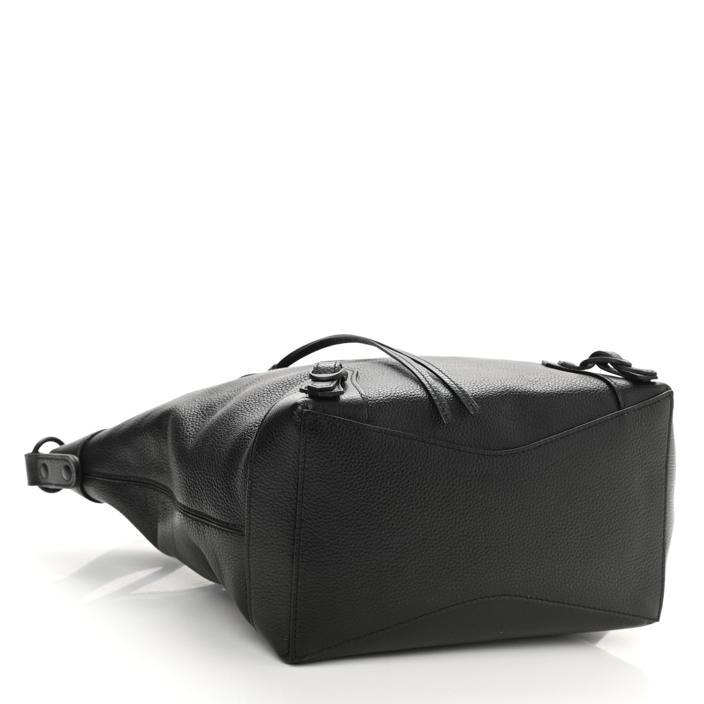 Grained Calfskin Black Hardware Small Neo Classic Hobo Black