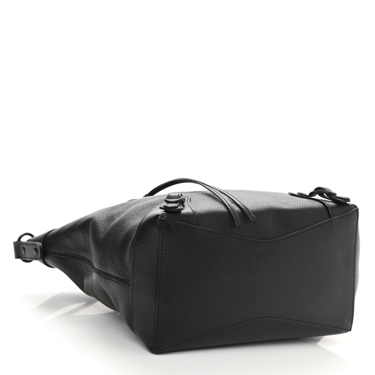 Balenciaga Grained Calfskin Black Hardware Small Neo Classic Hobo Black 4 of 8