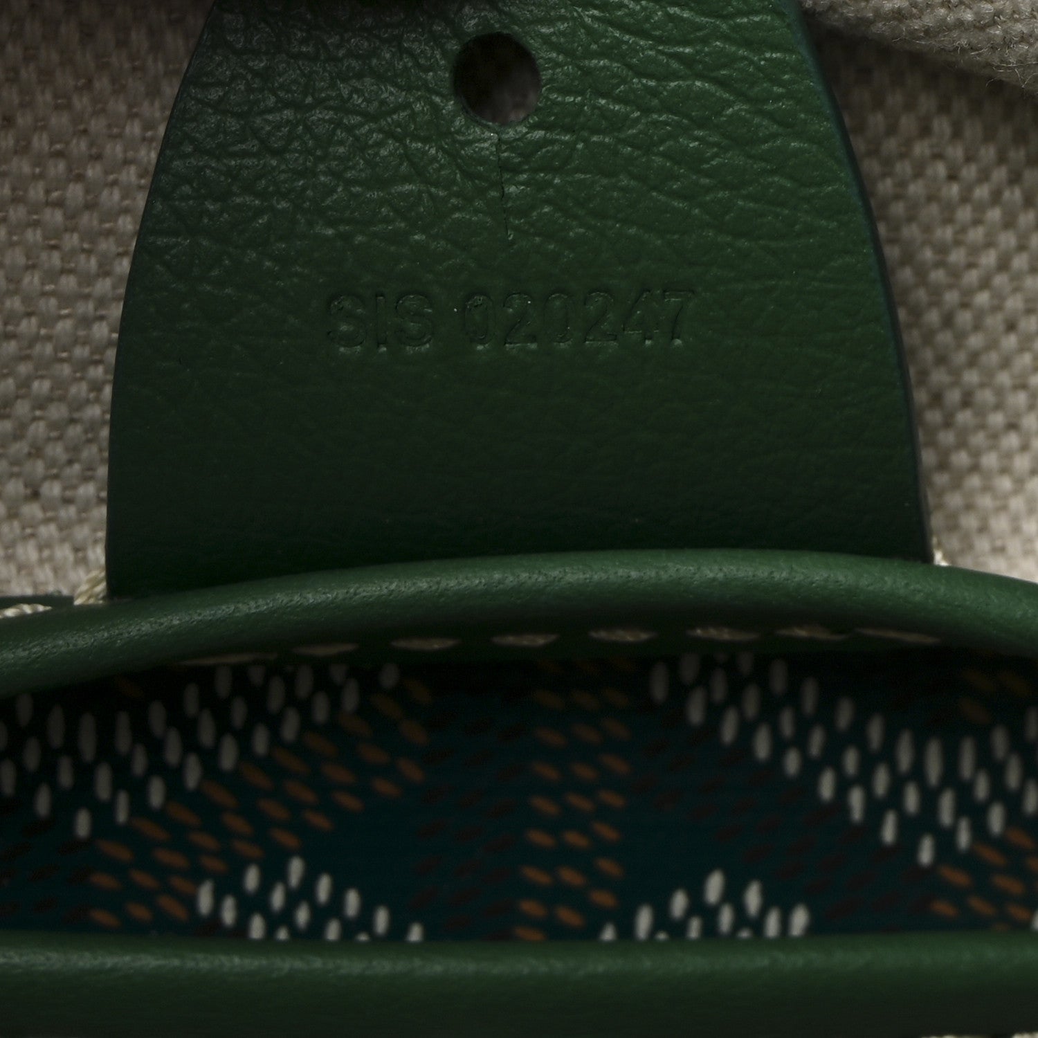 Goyard Goyardine Artois PM Green 7 of 10