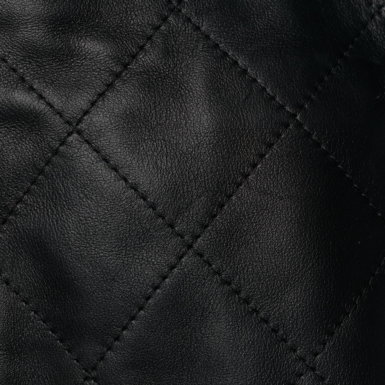 Chanel Calfskin Quilted Fringe Small Shopping Bag Black 14 of 14