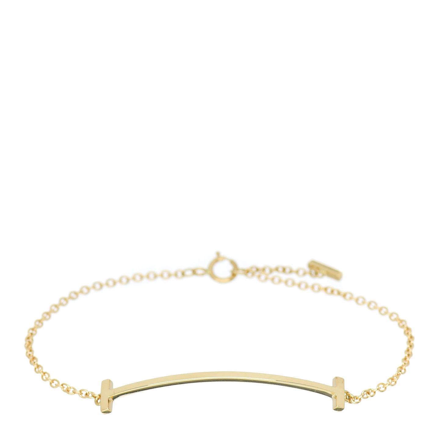 18K Yellow Gold T Smile Bracelet