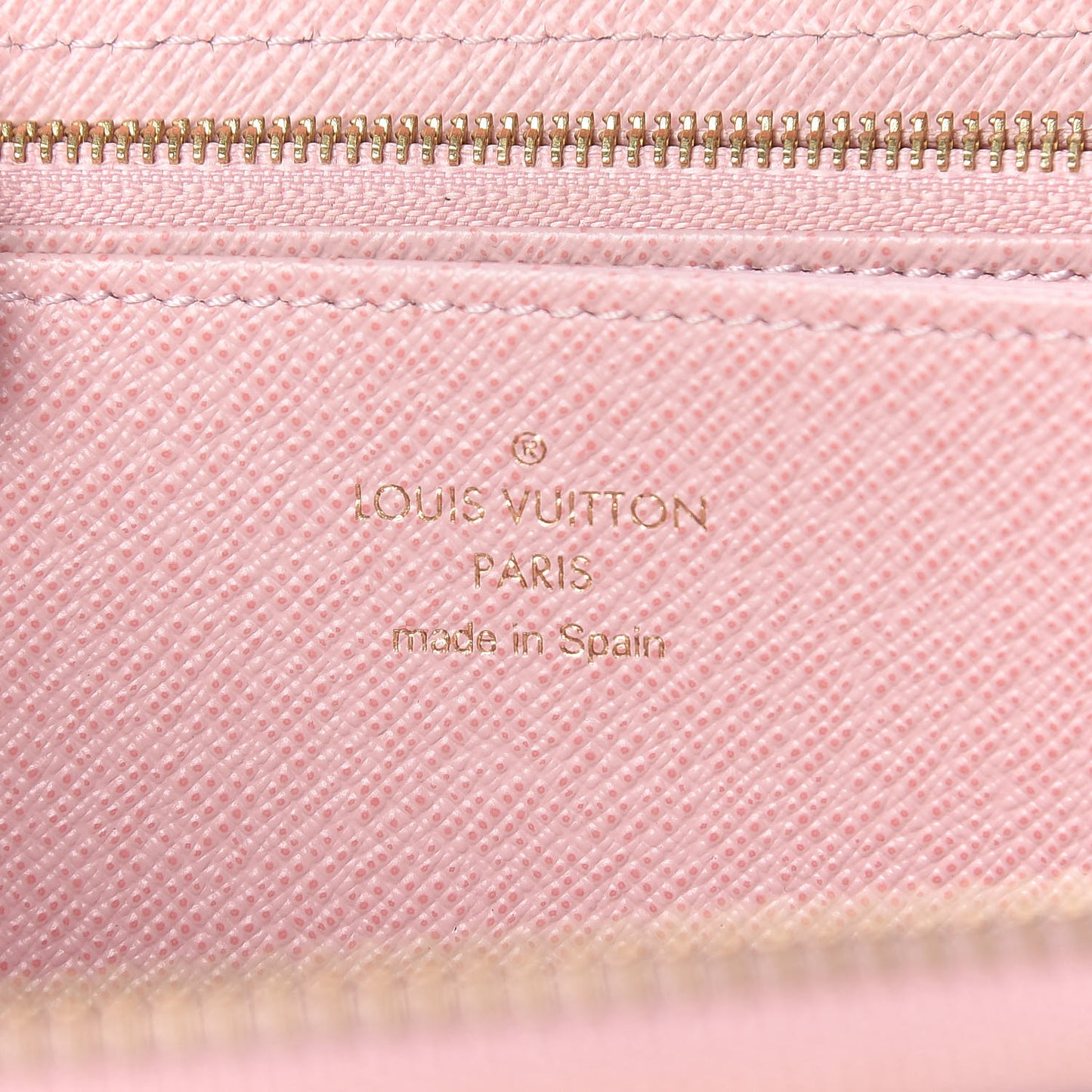 Monogram Pompon Zippy Wallet Rose Ballerine