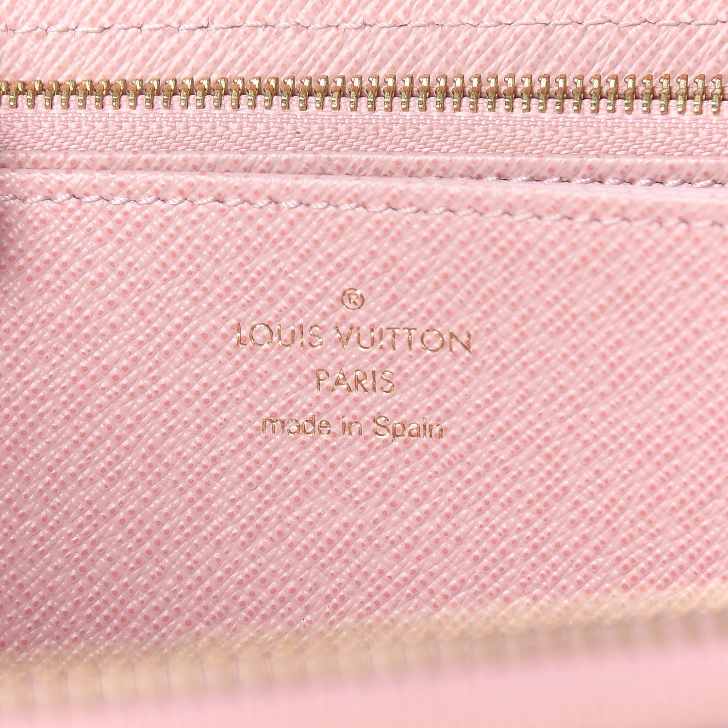 Louis Vuitton Monogram Pompon Zippy Wallet Rose Ballerine 6 of 6