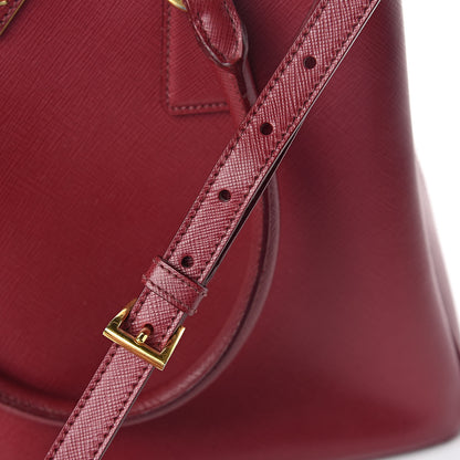 Prada Saffiano Medium Tote Cherry 12 of 13