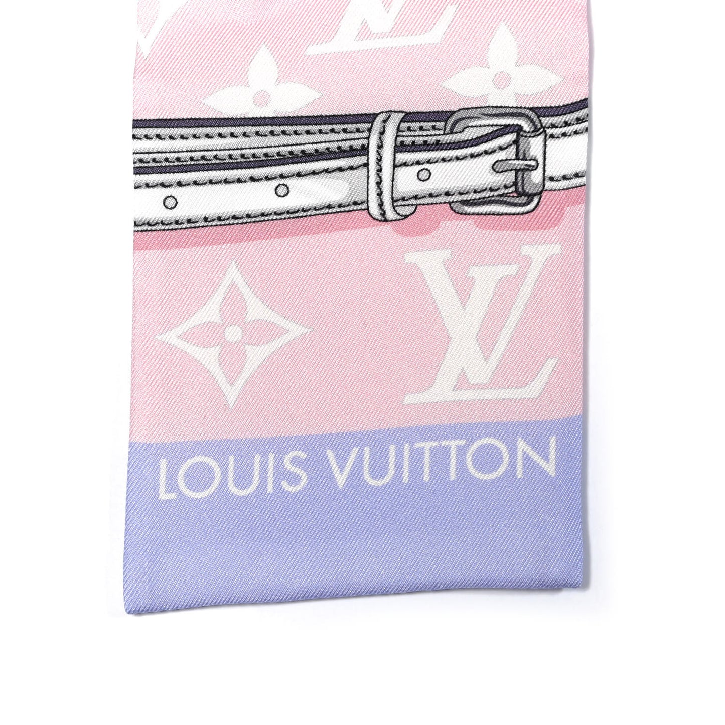 Silk Monogram Escale Confidential Bandeau Pink