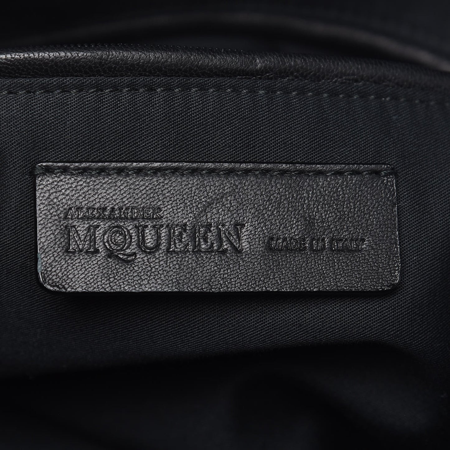 Lambskin Lace Up De Manta Tote Black