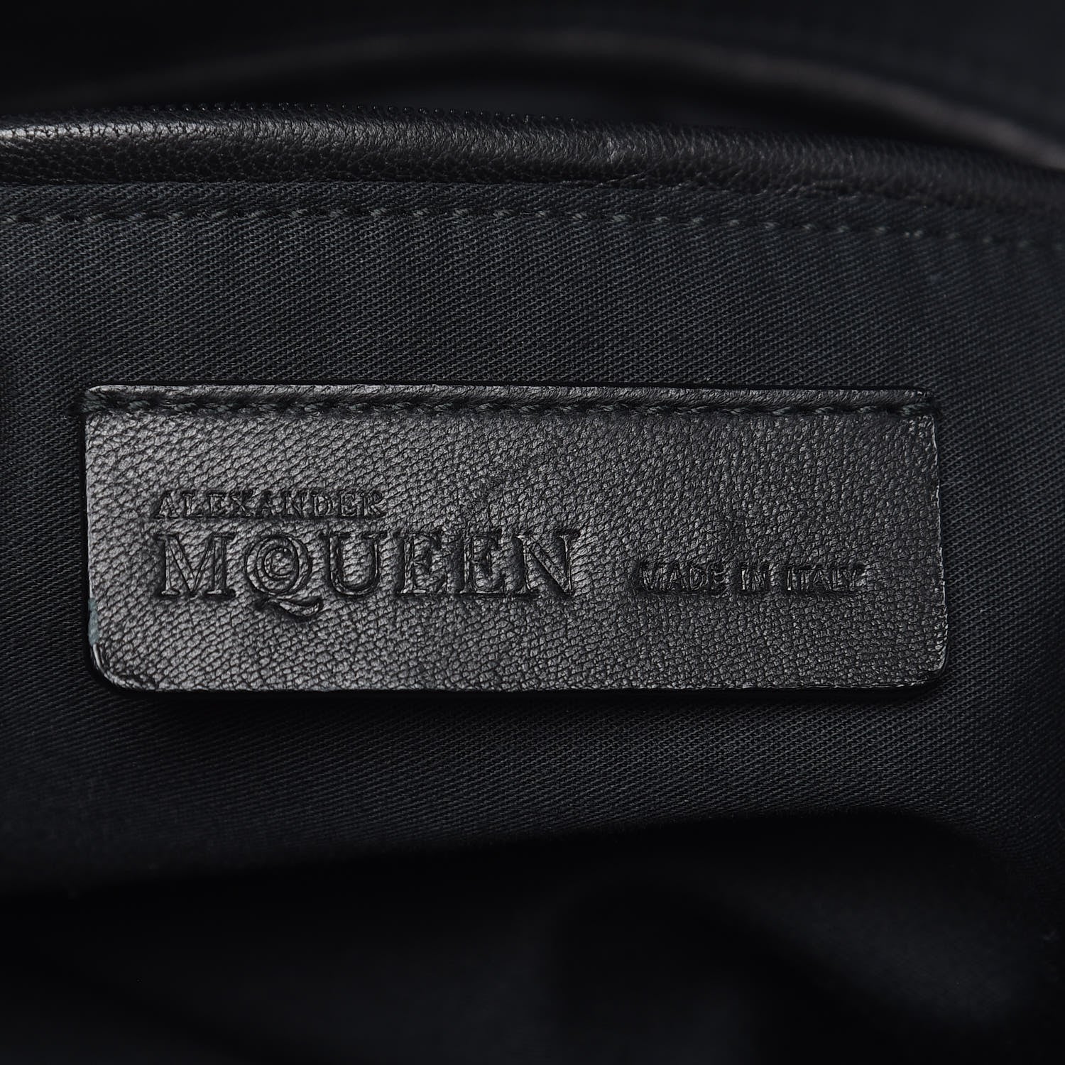 Alexander McQueen Lambskin Lace Up De Manta Tote Black 6 of 11