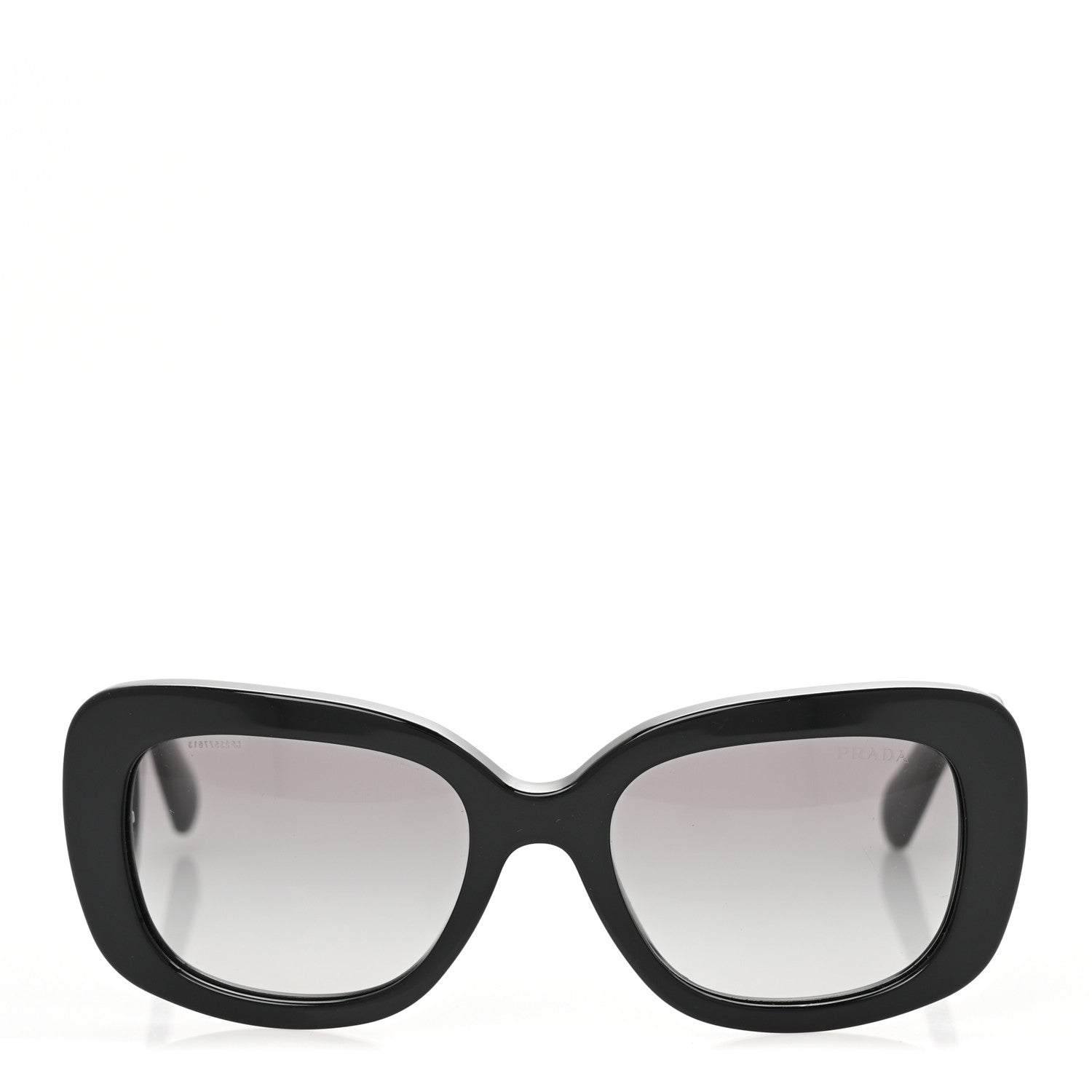 Prada Acetate Baroque Sunglasses SPR 27O Black 2 of 9