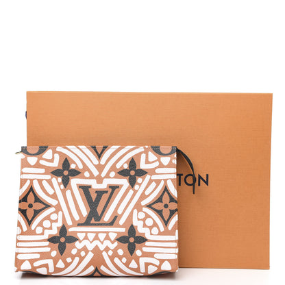 Louis Vuitton Monogram Giant Crafty Pochette Toiletry 26 Creme Caramel 10 of 10