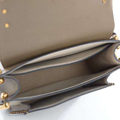 Chloe Calfskin Small Hudson Shoulder Bag Merino Grey 5 of 8