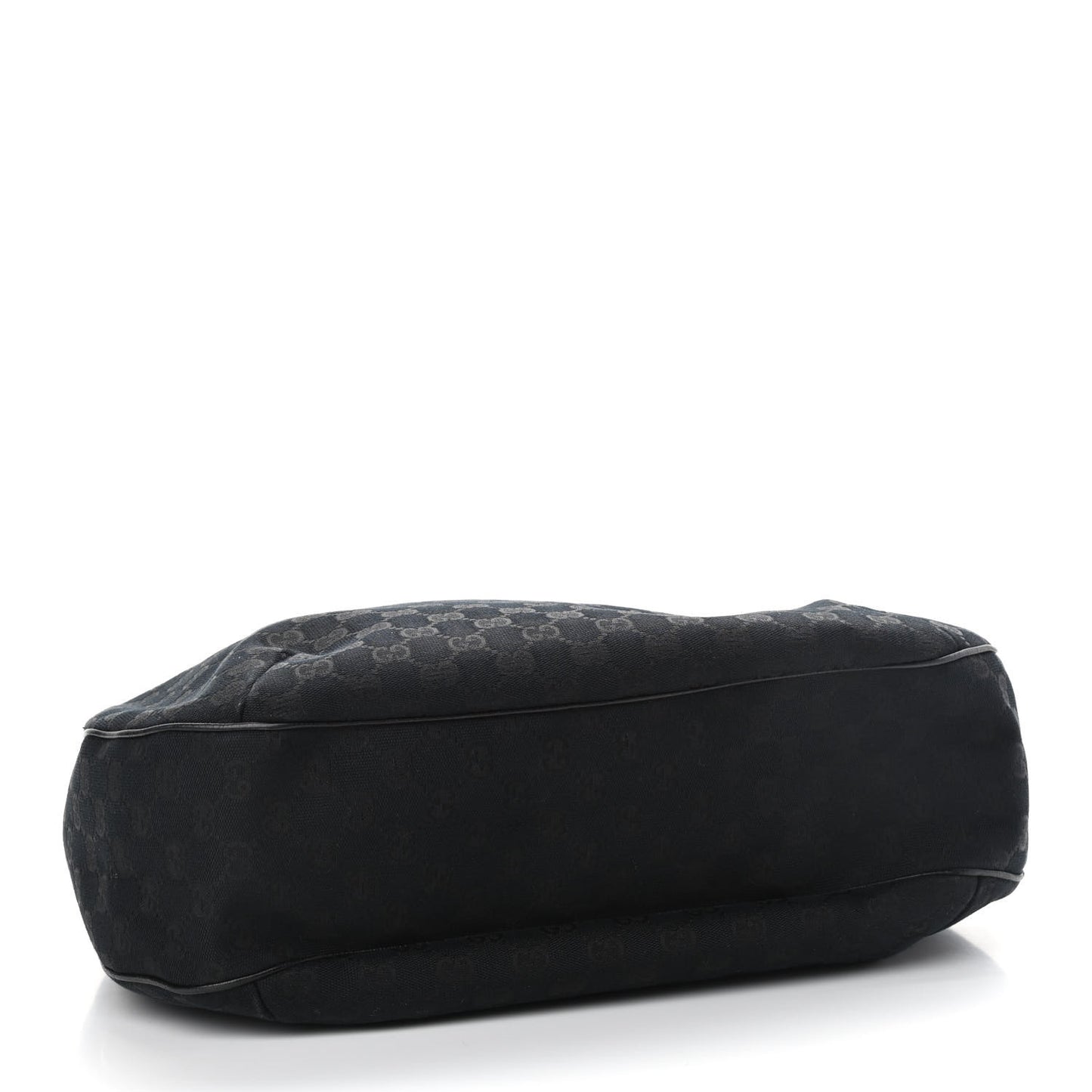 Monogram Large New Ladies Web Hobo Black