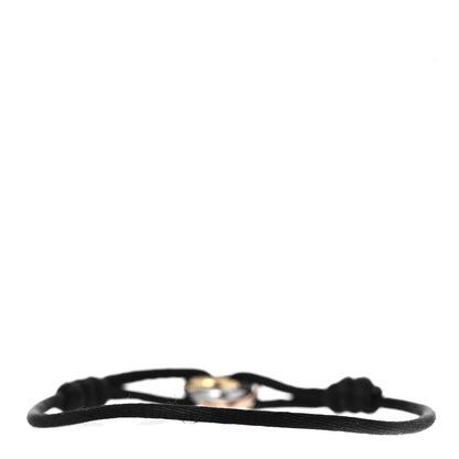 Cartier 18K Pink Yellow White Gold Trinity Adjustable Cord Bracelet Black 3 of 6