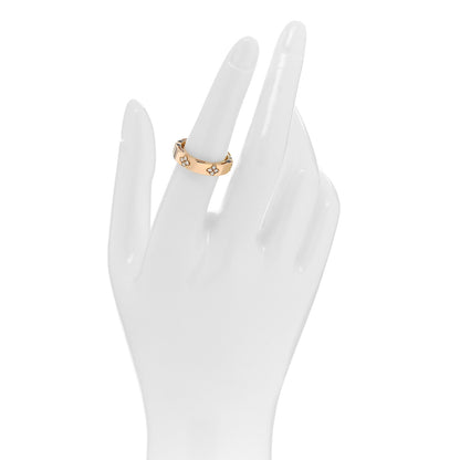 Roberto Coin 18K Yellow Gold Diamond Narrow Love in Verona Band Ring 54 6.75 2 of 4