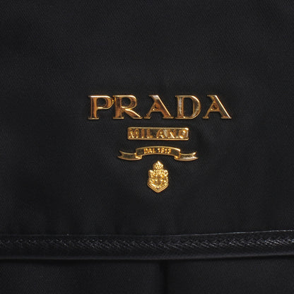 Prada Tessuto Nylon Messenger Bag Black 3 of 9