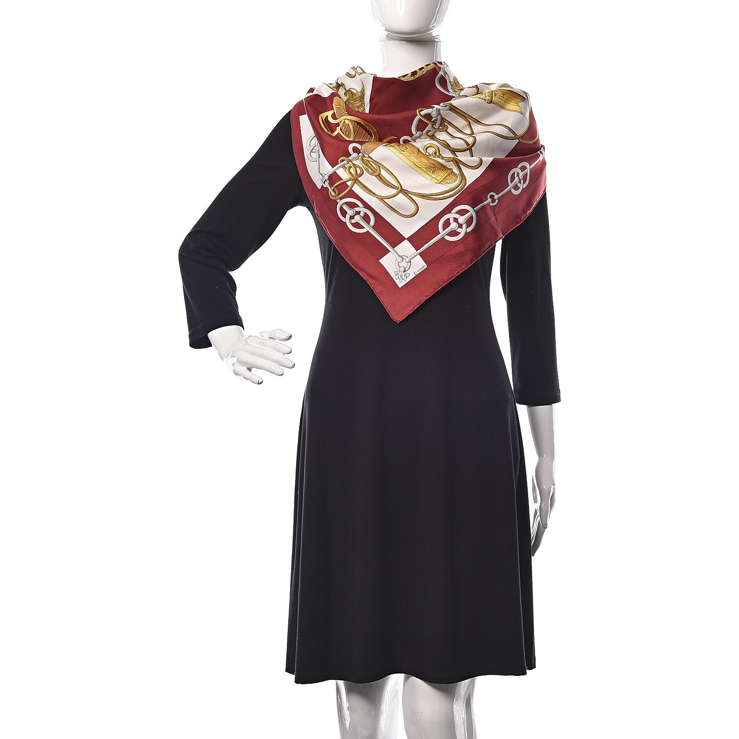 Hermes Silk Cliquetis Scarf 90 2 of 7