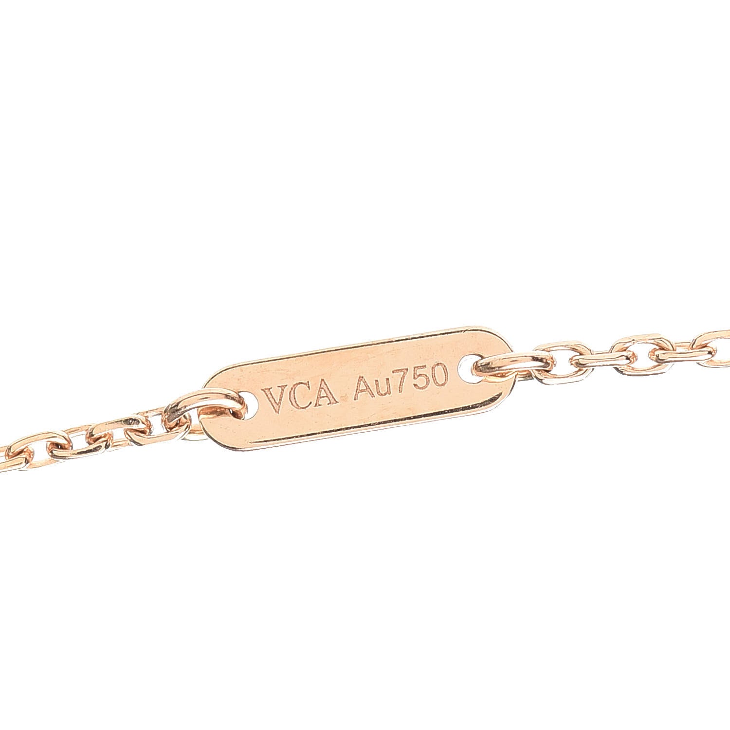 Van Cleef & Arpels 18K Rose Gold Sweet Alhambra Pendant Necklace 6 of 8
