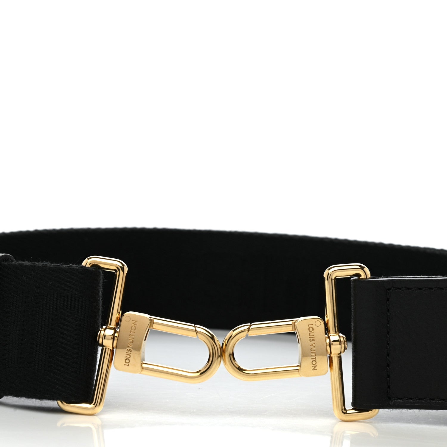 Louis Vuitton Canvas Utility Bandouliere Shoulder Strap Black 3 of 3