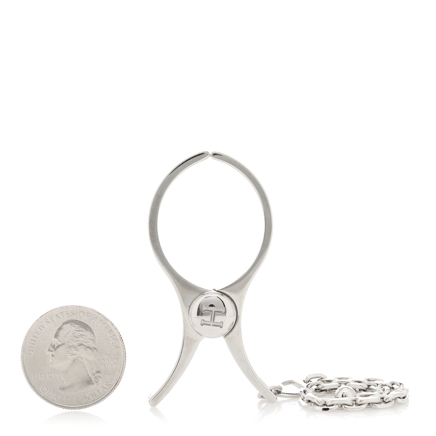 Hermes Palladium Filou Glove Clip 2 of 6