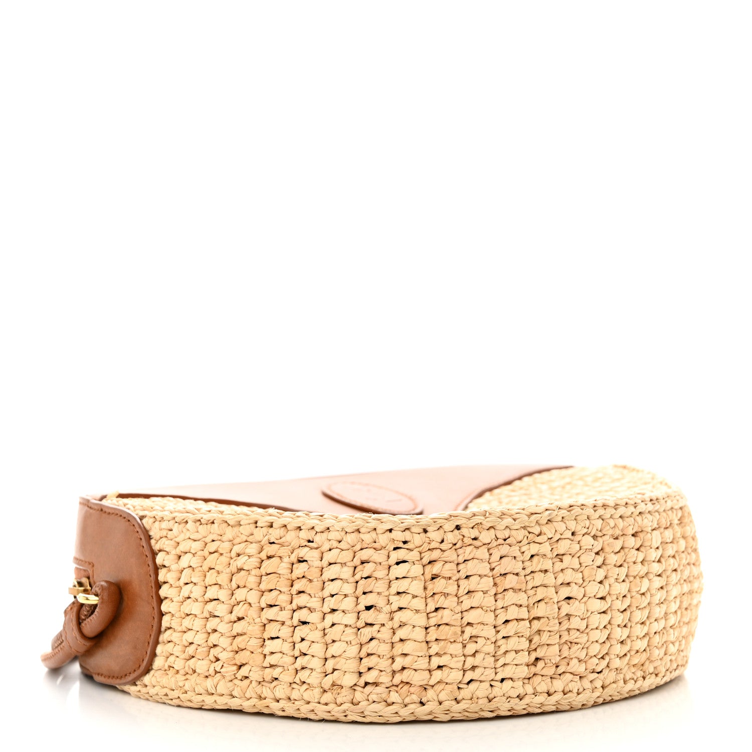 Saint Laurent Raffia Calfskin Le Monogramme Coeur 4 of 10