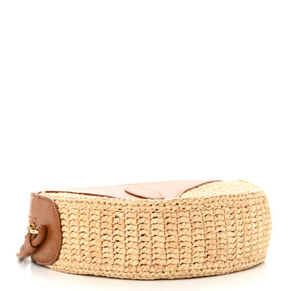 Saint Laurent Raffia Calfskin Le Monogramme Coeur 4 of 10