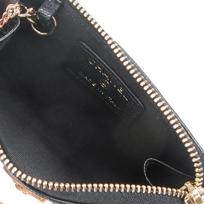 Chanel Caviar Camellia Embossed Key Holder Case Black 5 of 7
