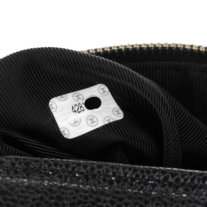 Chanel Caviar CC Shoulder Bag Black 7 of 11