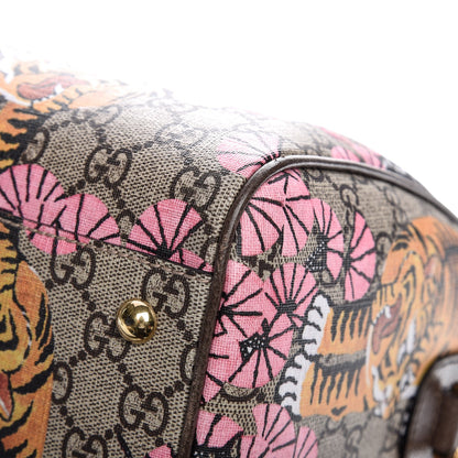 Gucci GG Supreme Monogram Bengal Medium Boston Beige PInk 11 of 11