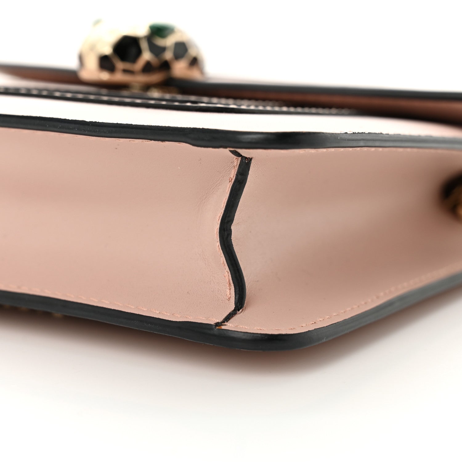 Bulgari Calfskin Small Serpenti Forever Snake Strap Crossbody Bag Light Pink 11 of 11