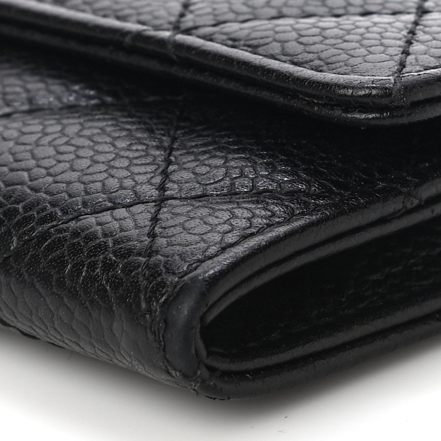 Chanel Caviar Quilted Flap Card Holder Black 19 of 25
