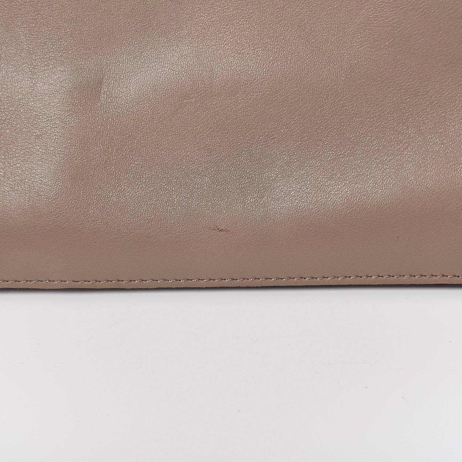 Chloe Calfskin Suede Medium Faye Shoulder Bag Motty Grey 7 of 14
