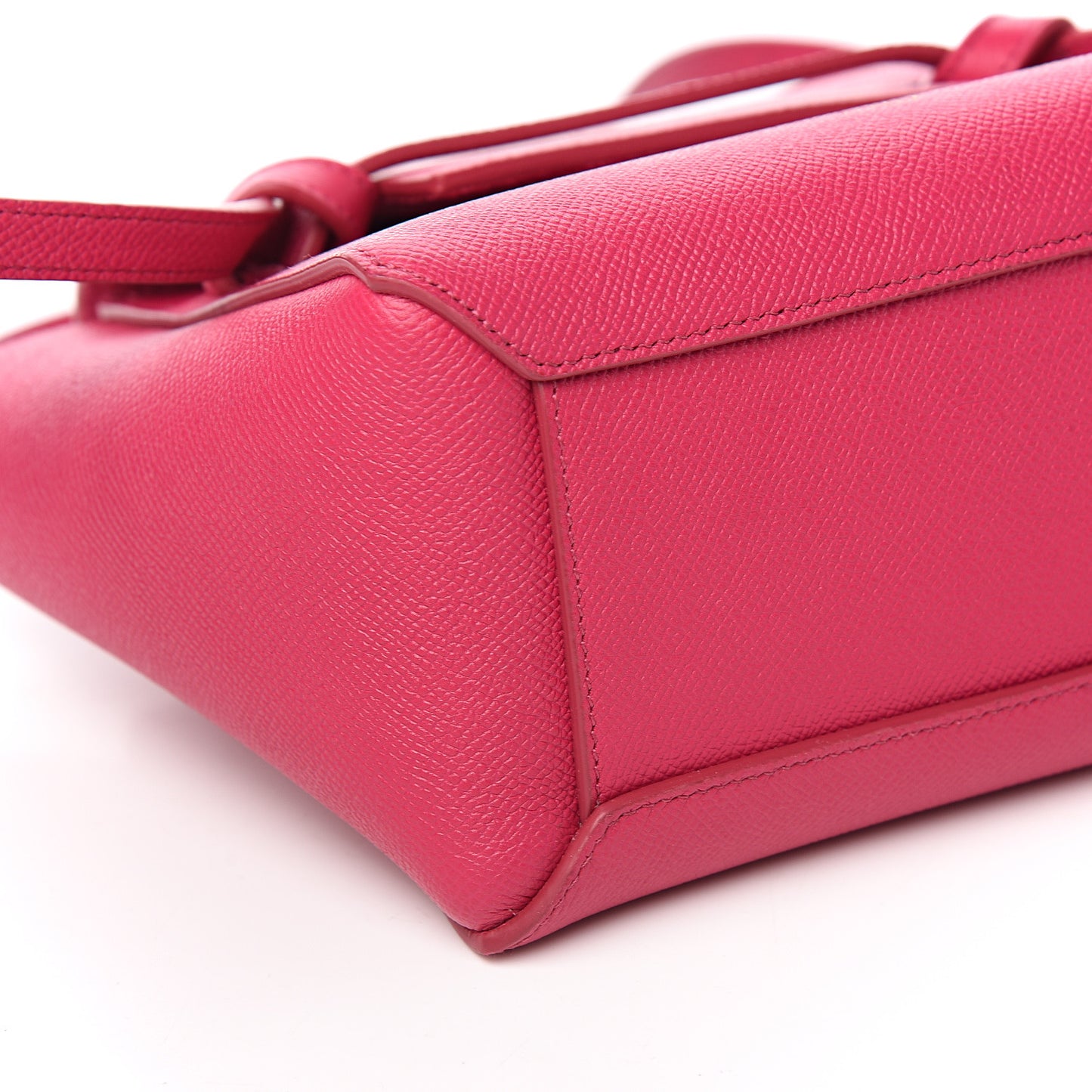 Grained Calfskin Nano Belt Bag Pink