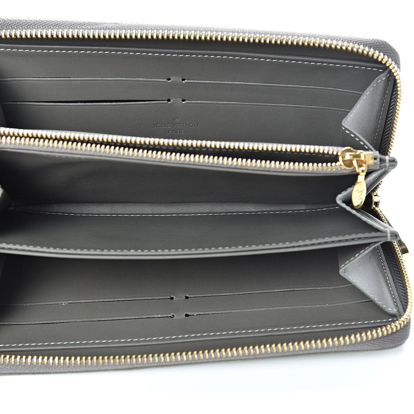 Vernis Zippy Wallet Gris Art Deco