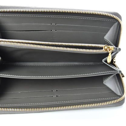 Louis Vuitton Vernis Zippy Wallet Gris Art Deco 4 of 10