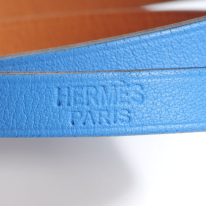 Hermes Swift 3MM Hapi Triple Tour Wrap Bracelet S Bleu Paradis 4 of 7