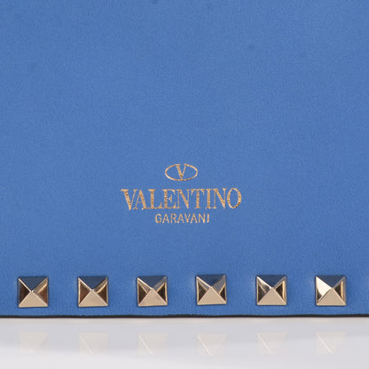 Valentino Garavani Nappa Small Rockstud Wristlet Clutch Light Sapphire 4 of 8