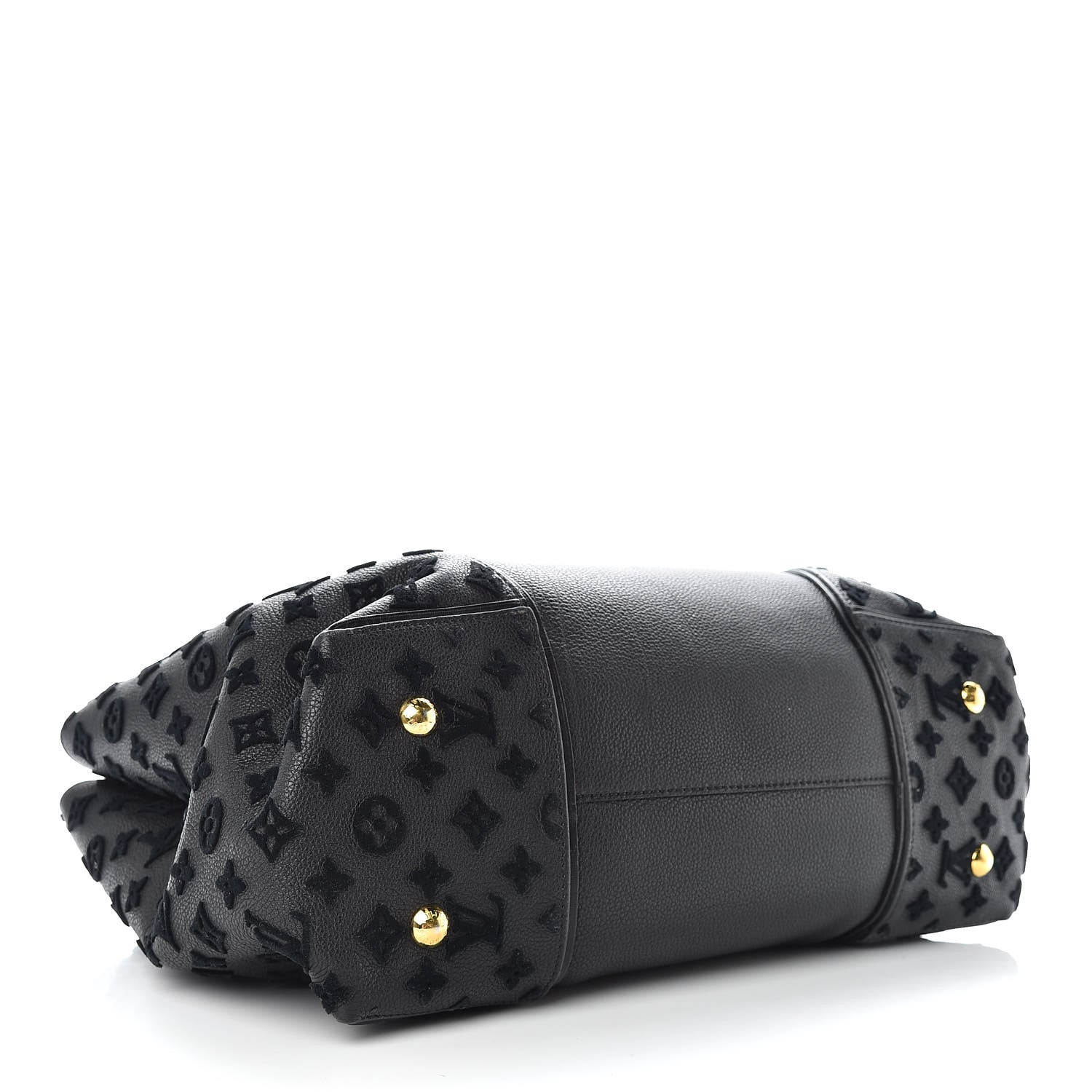 Louis Vuitton Cuir Orfevre Veau Cachemire Tote W GM Black 4 of 14