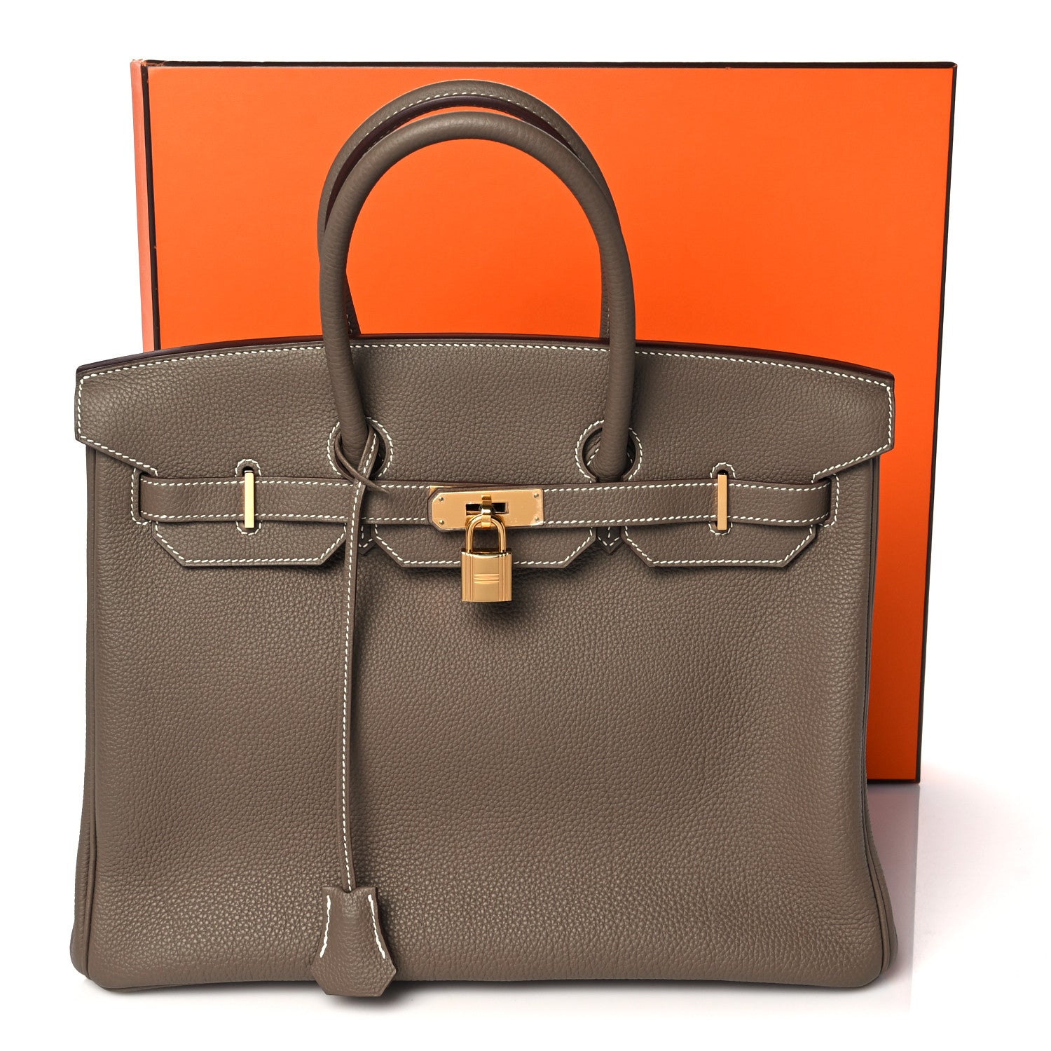 Hermes Togo Birkin 35 Etoupe 34 of 34