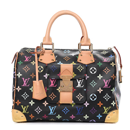 Louis Vuitton Monogram Multicolor Speedy 30 Black 1 of 11