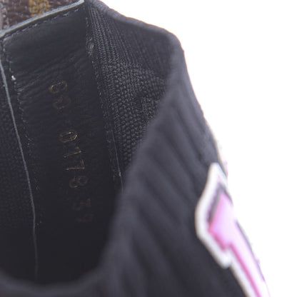 Louis Vuitton Stretch Fabric LV Black Heart Sock Sneaker 39 Black 8 of 8