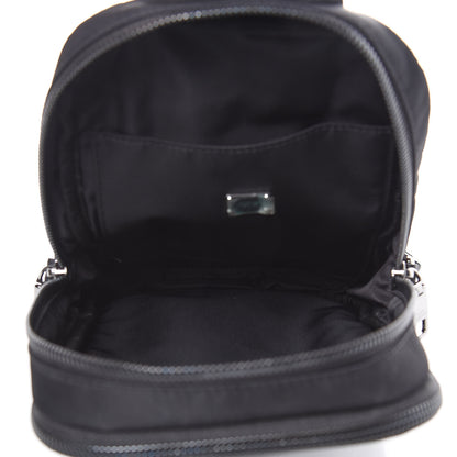 Dolce & Gabbana Nylon Logo Crown Sling Crossbody Bag Black 6 of 7