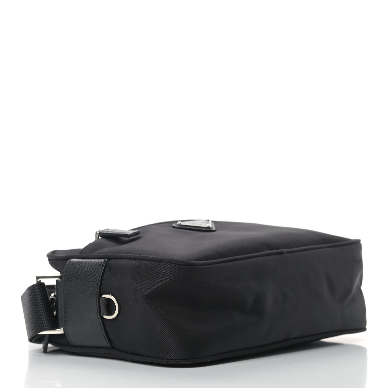 Prada Nylon Tessuto Messenger Bag Black 4 of 11
