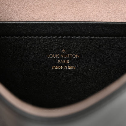 Louis Vuitton Lambskin Embossed Monogram Pochette Coussin Black 6 of 10