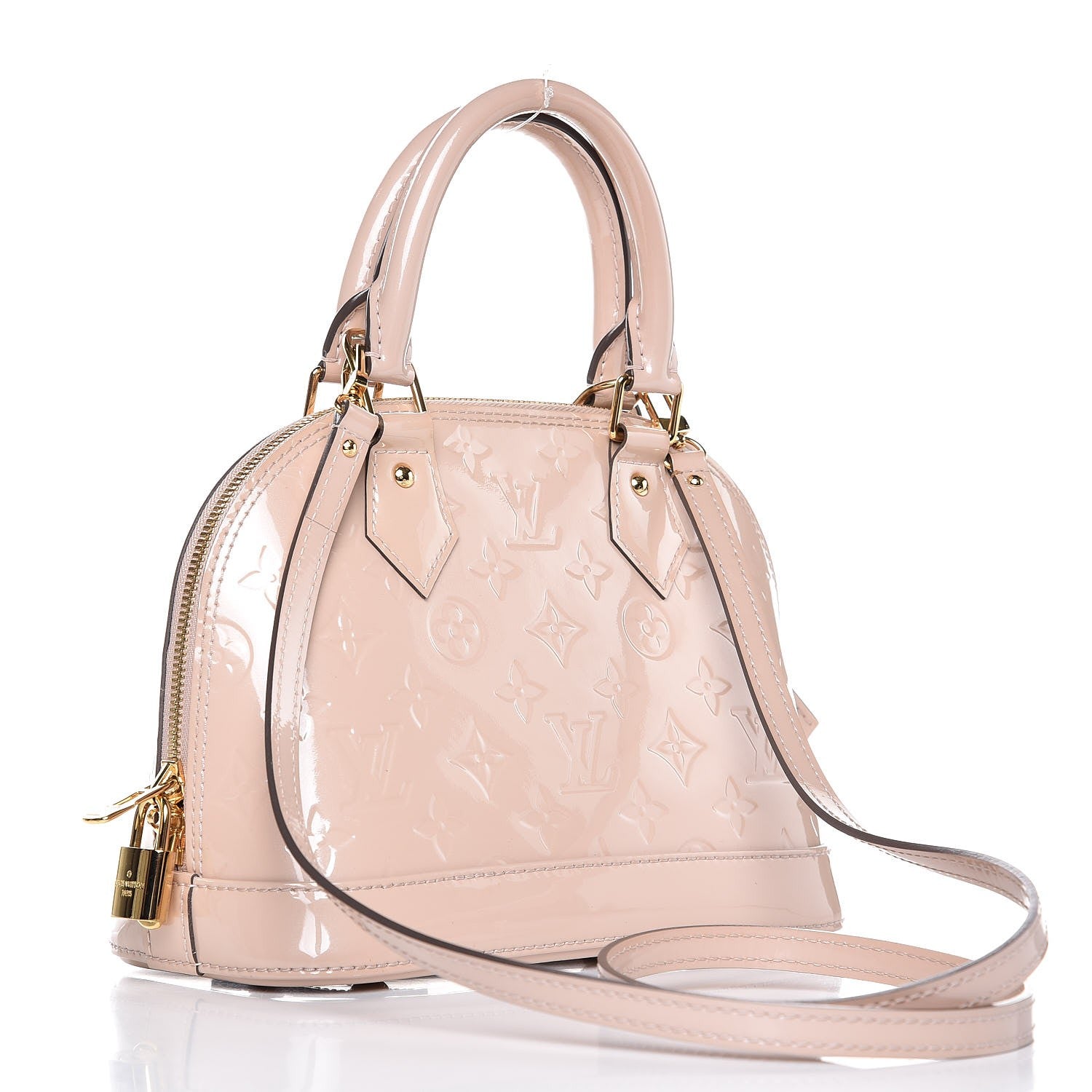 Louis Vuitton Vernis Alma BB Rose Angelique 4 of 10
