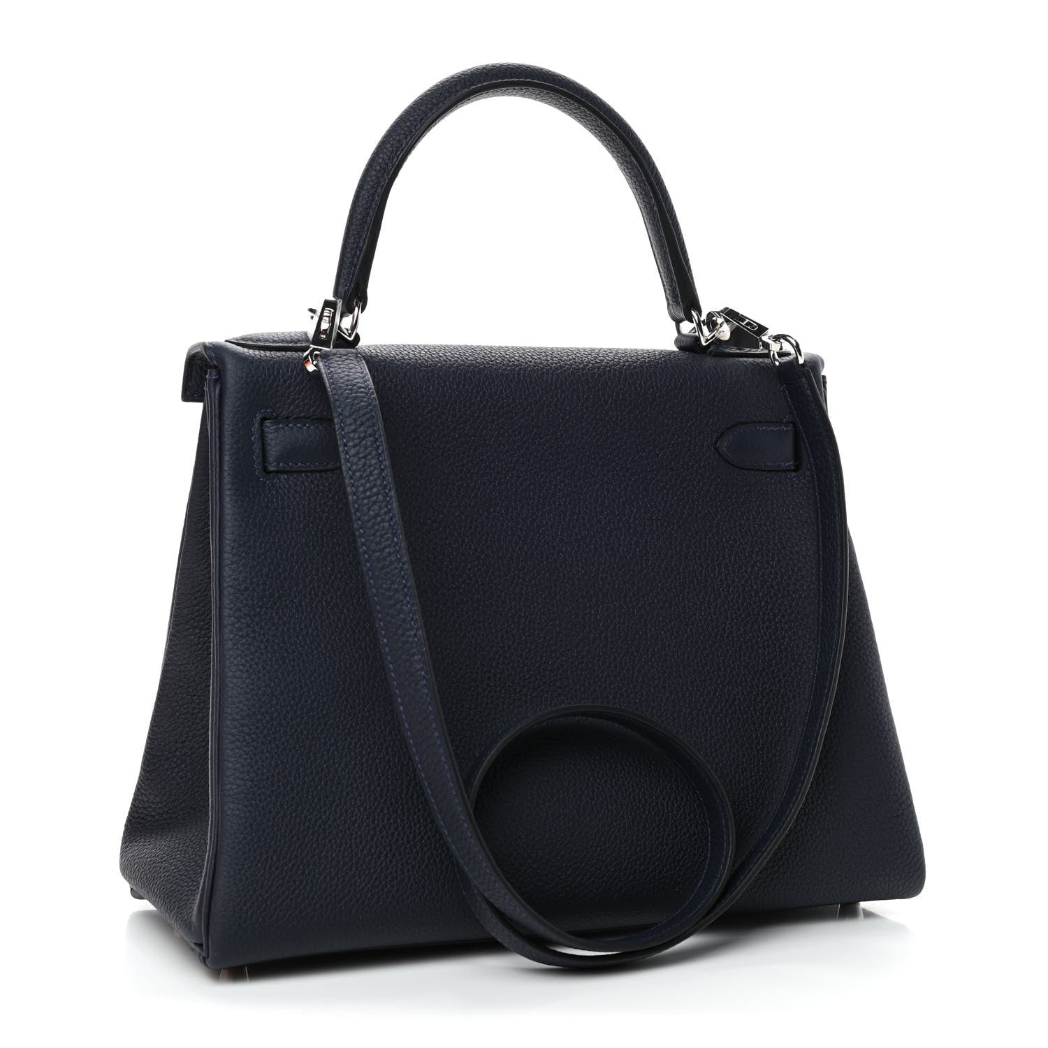 Hermes Togo Kelly Retourne 28 Bleu Nuit 2 of 11