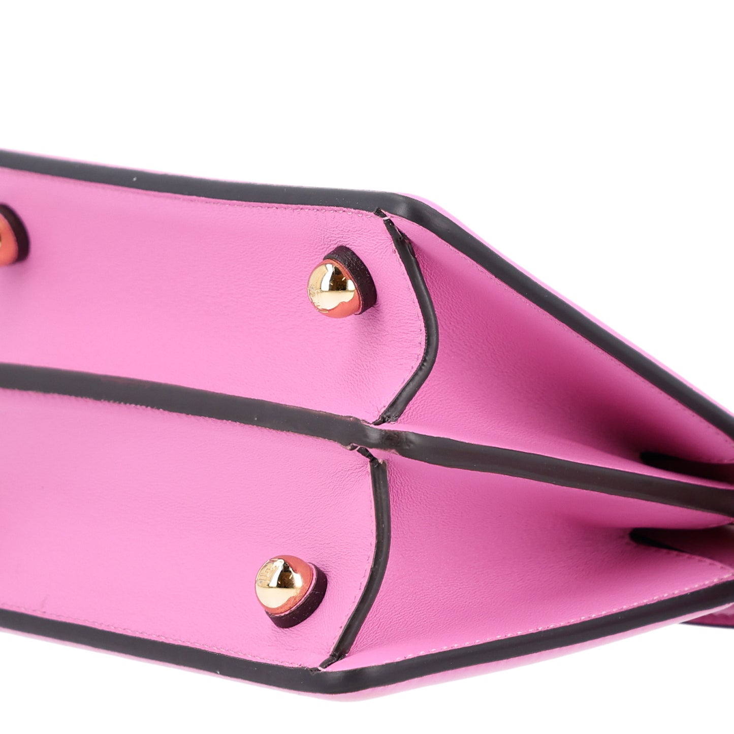 Shiny Nappa Petite Peekaboo I SEE U Satchel Rosa