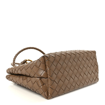 Bottega Veneta Nappa Intrecciato Small Andiamo Shoulder Bag Pinecone 4 of 13